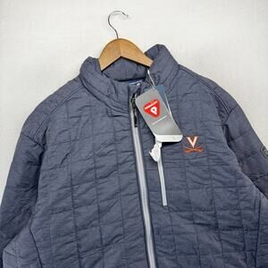 Virginia University Jacket Men's 2XT 2XL Tall Blue Rainier Primaloft Puffer NEW